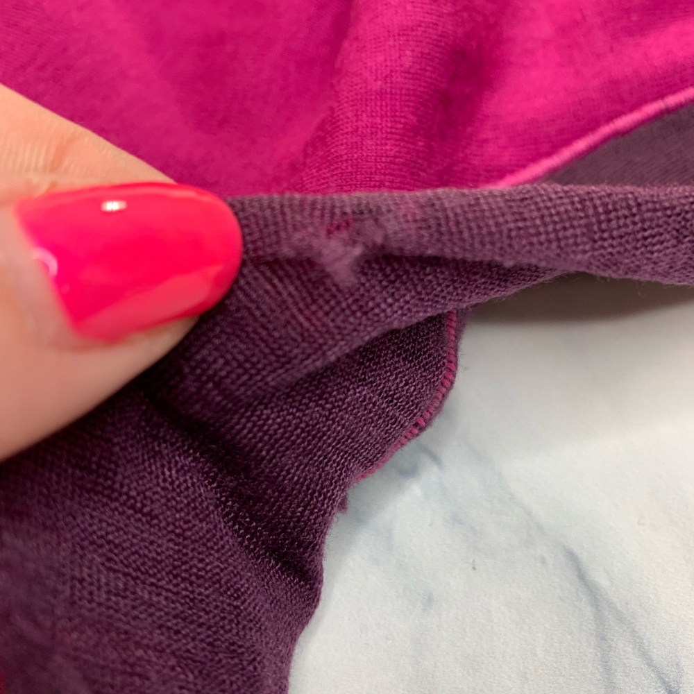 Patagonia Pink Purple Long Sleeve Athletic Top - Picture 8 of 8